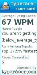 Scorecard for user below_average_typist
