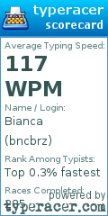 Scorecard for user bncbrz