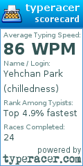 Scorecard for user chilledness