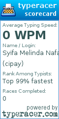 Scorecard for user cipay