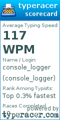 Scorecard for user console_logger