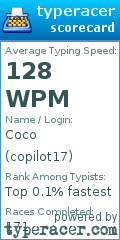 Scorecard for user copilot17