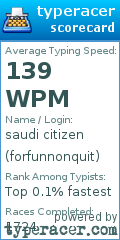 Scorecard for user forfunnonquit
