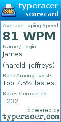 Scorecard for user harold_jeffreys