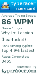 Scorecard for user heartticket