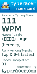 Scorecard for user heredity
