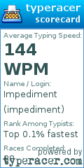Scorecard for user impediment