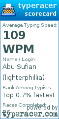 Scorecard for user lighterphillia