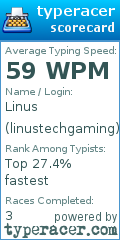 Scorecard for user linustechgaming