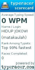Scorecard for user matakaulah