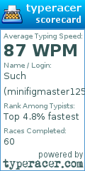 Scorecard for user minifigmaster125