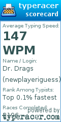 Scorecard for user newplayeriguess