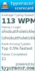 Scorecard for user ohiobuttholetickler420