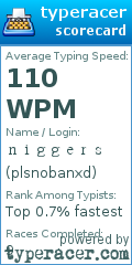 Scorecard for user plsnobanxd
