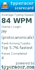 Scorecard for user protocanonicals