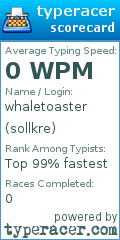 Scorecard for user sollkre