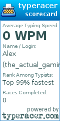 Scorecard for user the_actual_gaming_god