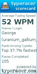 Scorecard for user uranium_gallium_yttrium
