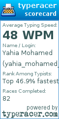 Scorecard for user yahia_mohamed_code